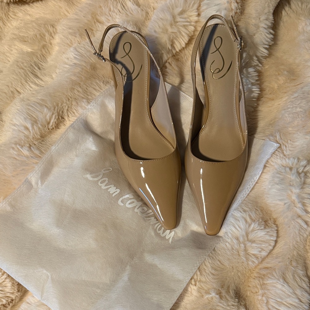 Sam Edelman Nude Slingback Heels